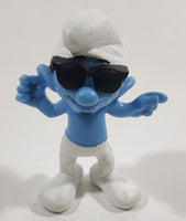 2013 Peyo Smurf "Smooth" #10 McDonalds Happy Meal Collectible Toy Figurine - China