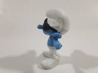 2013 Peyo Smurf "Smooth" #10 McDonalds Happy Meal Collectible Toy Figurine - China