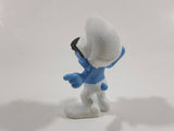 2013 Peyo Smurf "Smooth" #10 McDonalds Happy Meal Collectible Toy Figurine - China