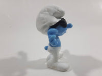 2013 Peyo Smurf "Smooth" #10 McDonalds Happy Meal Collectible Toy Figurine - China