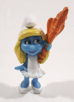 2013 Peyo Smurf "Party Planner" #2 Holding Magic Wand McDonalds Happy Meal Collectible Toy Figurine - Vietnam