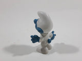 Vintage Peyo Smurf Character Astronaut PVC Toy Figure Missing The Helmet