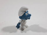 Vintage Peyo Smurf Character Astronaut PVC Toy Figure Missing The Helmet