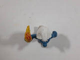 Vintage 1979 Peyo Smurf Character Olympic Athlete Running with Torch PVC Toy Figure