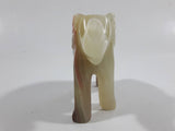 Marble Alabaster Hand Carved Elephant Sculpture