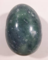 Dark Emerald Jade Like Polished Stone Egg