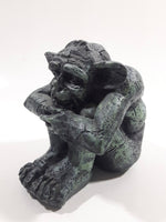 Sitting Gargoyle 3 3/4" Tall Heavy Resin Sculpture