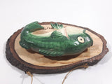 Big Mouth Bass Fish Small Wood Wall Plaque