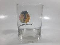 Chicago Blackhawks NHL Ice Hockey Team 4" Tall Clear Glass Cup