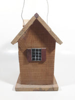 Live Bait Fishing Themed Highly Detailed Hanging Birdhouse Style Wood Building Model