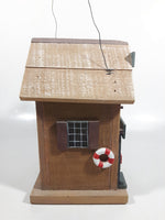 Live Bait Fishing Themed Highly Detailed Hanging Birdhouse Style Wood Building Model