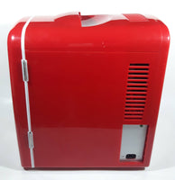 2012 Koolatron Drink Coca-Cola in Bottles "Ice Cold" 6 Beverage Can Mini Fridge - Missing Shelf and Cord - Tested and Working