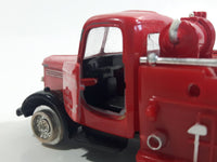 Unknown Brand Emergency Services Fire Truck Die Cast Toy Car Vehicle with Opening Doors - Missing Tires and other parts