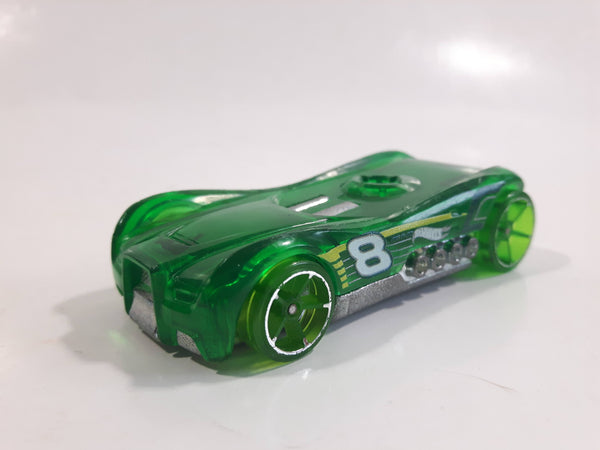 2019 Hot Wheels Super Rigs Wingstorm Semi Truck Car Hauler Translucent Green Die Cast Toy Car Vehicle