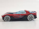 2014 Hot Wheels HW City HW Goal Yur So Fast Ferrari Red Die Cast Toy Car Vehicle