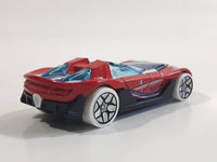 2014 Hot Wheels HW City HW Goal Yur So Fast Ferrari Red Die Cast Toy Car Vehicle