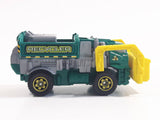 2014 Matchbox MBX Adventure City Garbage Gulper Green Recycling Truck Die Cast Toy Car Vehicle