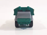 2014 Matchbox MBX Adventure City Garbage Gulper Green Recycling Truck Die Cast Toy Car Vehicle