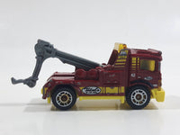 2014 Matchbox MBX Adventure City Urban Tow Truck Red Die Cast Toy Car Vehicle