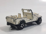 Vintage 1981 ERTL Dukes of Hazzard Daisy Duke's Jeep White Cream Die Cast Toy Car Vehicle 1/64 Scale