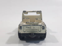 Vintage 1981 ERTL Dukes of Hazzard Daisy Duke's Jeep White Cream Die Cast Toy Car Vehicle 1/64 Scale