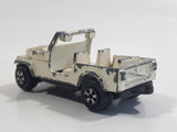 Vintage 1981 ERTL Dukes of Hazzard Daisy Duke's Jeep White Cream Die Cast Toy Car Vehicle 1/64 Scale