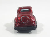 Vintage 1978 Universal Products '36 Ford Coupe 3 Window #7 Dark Red Die Cast Toy Car Vehicle - Hong Kong