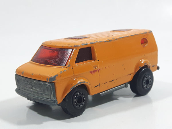 Vintage 1979 Lesney Matchbox Superfast No. 68 Chevy Van Orange Die Cast Toy Car Vehicle