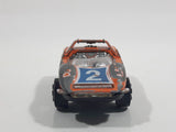 Vintage PlayArt Alfa Romeo P33 #2 Orange Die Cast Toy Car Vehicle Made in Hong Kong