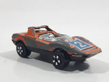 Vintage PlayArt Alfa Romeo P33 #2 Orange Die Cast Toy Car Vehicle Made in Hong Kong
