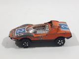 Vintage PlayArt Alfa Romeo P33 #2 Orange Die Cast Toy Car Vehicle Made in Hong Kong