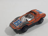 Vintage PlayArt Alfa Romeo P33 #2 Orange Die Cast Toy Car Vehicle Made in Hong Kong