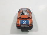 Vintage PlayArt Alfa Romeo P33 #2 Orange Die Cast Toy Car Vehicle Made in Hong Kong