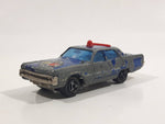 Vintage Majorette Plymouth Fury Police Blue 1/70 Scale Die Cast Toy Car Vehicle Made in France