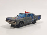 Vintage Majorette Plymouth Fury Police Blue 1/70 Scale Die Cast Toy Car Vehicle Made in France