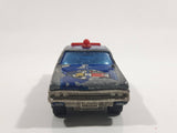 Vintage Majorette Plymouth Fury Police Blue 1/70 Scale Die Cast Toy Car Vehicle Made in France