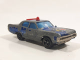 Vintage Majorette Plymouth Fury Police Blue 1/70 Scale Die Cast Toy Car Vehicle Made in France