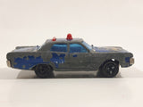 Vintage Majorette Plymouth Fury Police Blue 1/70 Scale Die Cast Toy Car Vehicle Made in France