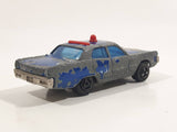 Vintage Majorette Plymouth Fury Police Blue 1/70 Scale Die Cast Toy Car Vehicle Made in France