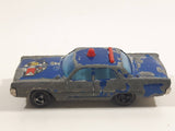 Vintage Majorette Plymouth Fury Police Blue 1/70 Scale Die Cast Toy Car Vehicle Made in France
