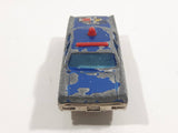 Vintage Majorette Plymouth Fury Police Blue 1/70 Scale Die Cast Toy Car Vehicle Made in France