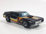 Vintage 1979 Hot Wheels Torino Stocker Black Die Cast Toy Car Vehicle