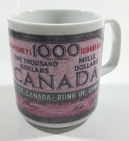 Novelty Collectible "This Coffee Is Worth" $1000 Canadian Bill Currency Cash Money Ceramic Coffee Mug