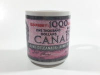 Novelty Collectible "This Coffee Is Worth" $1000 Canadian Bill Currency Cash Money Ceramic Coffee Mug