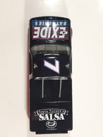 1995 Racing Champions Limited Edition 1 of 5,000 NASCAR Super Truck Ford F-150 #7 Geoff Bodine Exide Batteries Tanya Tucker's Salsa Black 1/24 Scale Die Cast Coin Bank with Key