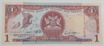 2002 Central Bank of Trinidad and Tobago 1 Dollar Paper Money Bank Note Currency