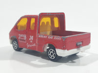 Majorette No. 243 Ford Transit Jack's Towing 24 HR Service Red 1/60 Scale Die Cast Toy Car Vehicle