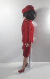 Vintage Jackie O 18" Tall Porcelain Doll with Stand