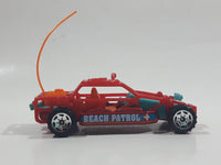 2002 Matchbox Beach Buggies Dune Buggy Red Teal Orange Die Cast Toy Car Vehicle