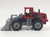 2012 Matchbox MBX Construction Quarry King Red Front End Loader Die Cast Toy Car Construction Vehicle